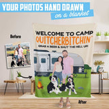 Personalized Family Camping Blanket