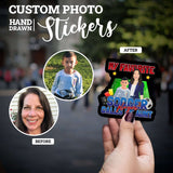 Personalized Soccer aunt stickers