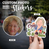 Cheers to 50 Years Sticker Personalized