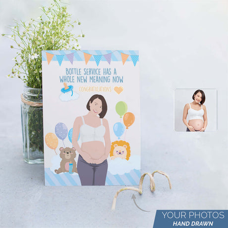 Personalized Baby Shower Card