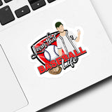 Loving that Baseball Life Sticker Personalized