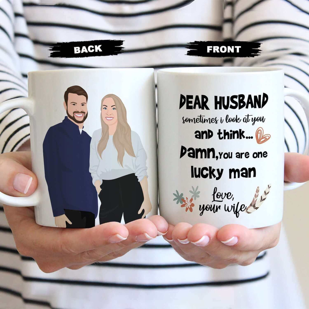 Personalized Dear Husband Mug
