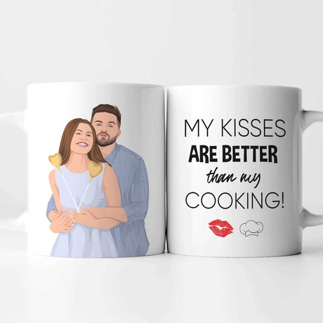 My Kisses are Better Mug Personalized