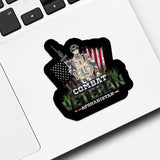 Personalized Afghanistan veteran stickers