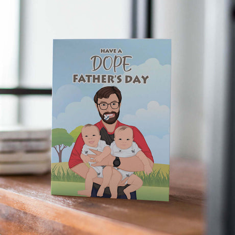 Personalized Fathers Day Card