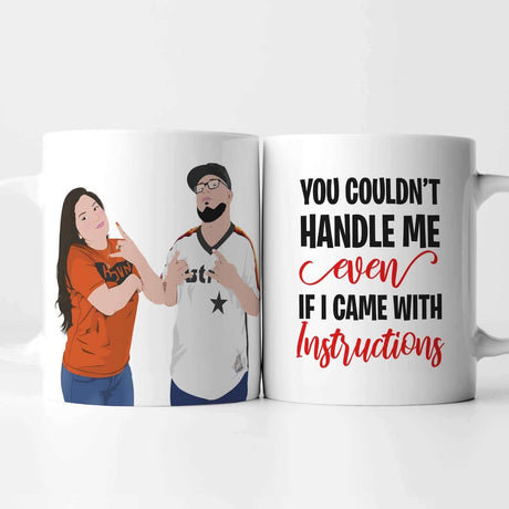 Can't Handle Me Mug Personalized