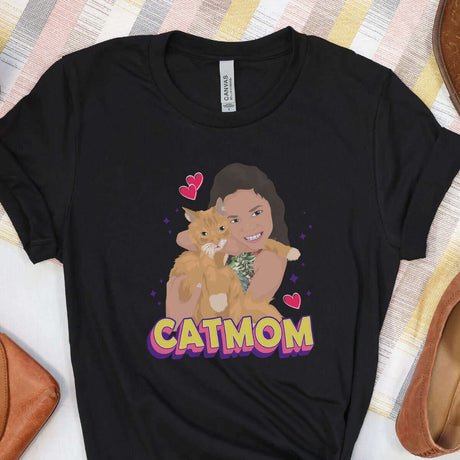 Personalized Cat Mom Shirt