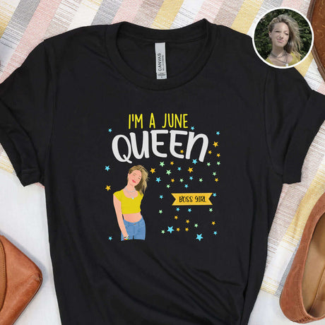 I'm a "Month" Queen Personalized T-shirt