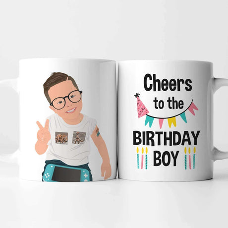 Cheers to the Birthday Boy Mug Personalized