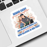 Behind Every Granddaughter Is Grandma Sticker Personalized