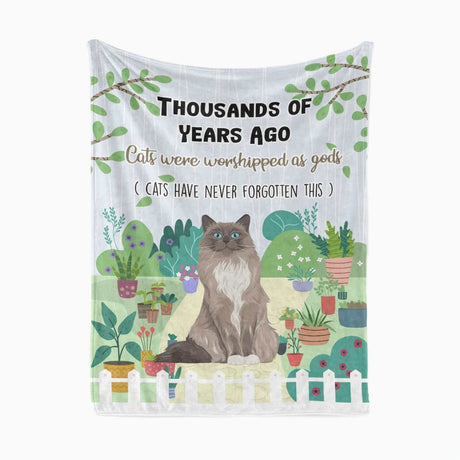 Personalized Funny Cat Blanket