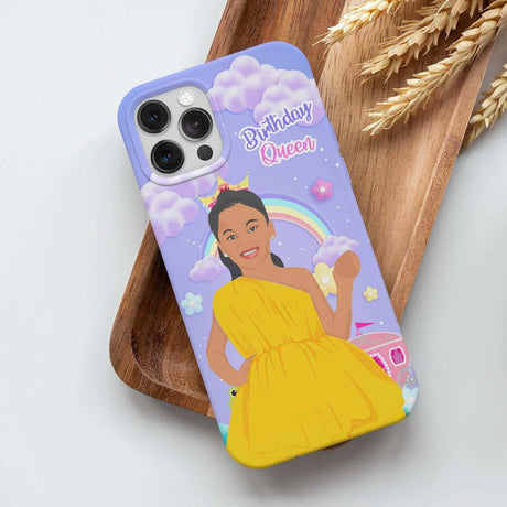 Birthday Queen Phone Case Personalized