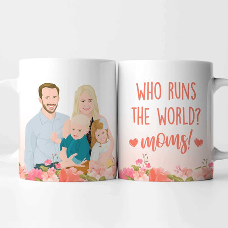 Who Runs the World Moms Mug Personalized