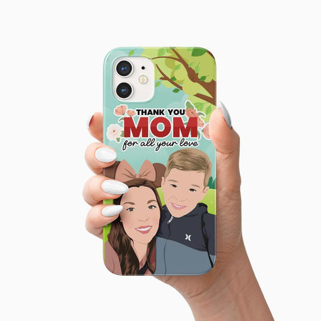 Thank You Mom Phone Case Personalized