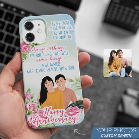 Happy Anniversary Phone Case Personalized