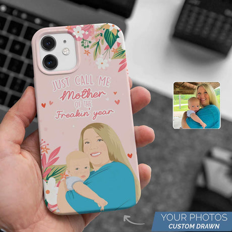 Mother of the Year Phone Case Personalized