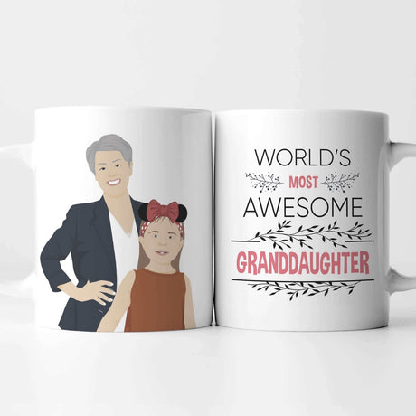 World’s Most Awesome Granddaughter Mug Personalized