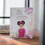 Personalized Birthday Girl Card