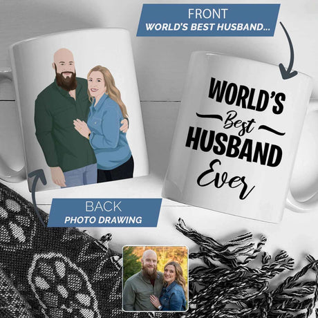 Worlds Best Husband Mug Personalized