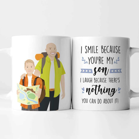Father and Son Mug Personalized