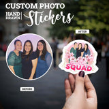 Personalized Bride Squad Stickers
