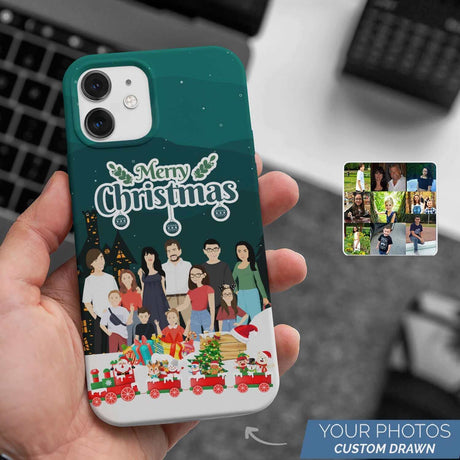 Merry Christmas Phone Case Personalized