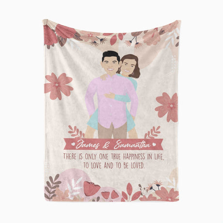 Personalized Couples Blanket with Pictures