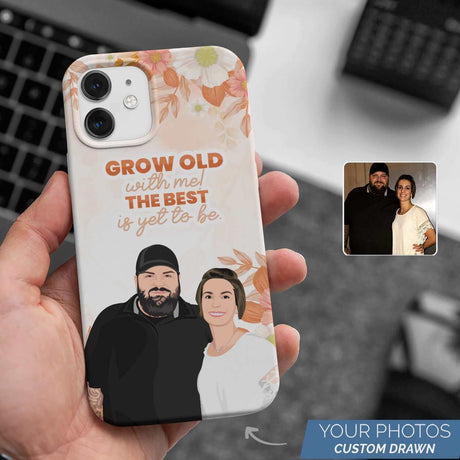 Growing Old Anniversary Phone Case Personalized