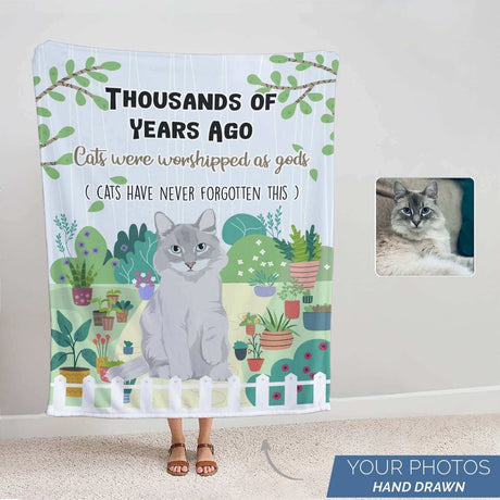 Personalized Funny Cat Blanket