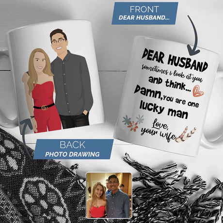 Personalized Dear Husband Mug