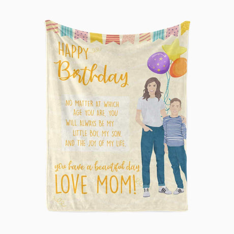 Happy Birthday Blanket Personalized