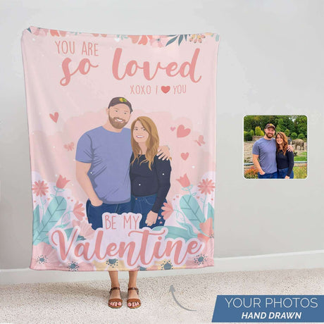 You Are So Loved Personalized Blanket