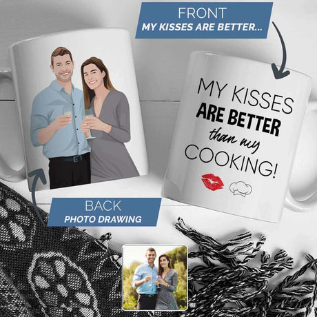 My Kisses are Better Mug Personalized