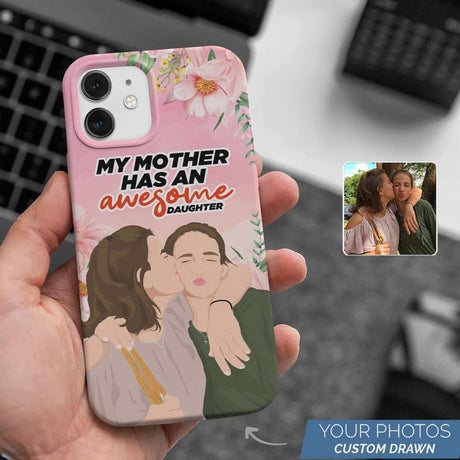 Awesome Daughter Phone Case Personalized