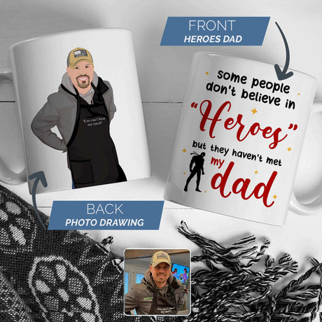Personalized Hero Dad Mug
