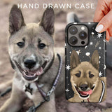 Personalized Boho Dog Pattern Phone Case