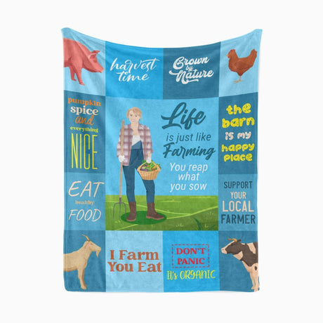 Personalized Farmer Blanket