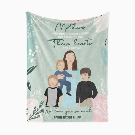 Personalized Mothers Day Photo Blanket