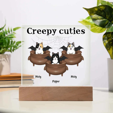 Creepy Cuties Acrylic Square Plaque