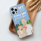My Favorite People Call Me Grandpa Phone Case Personalized