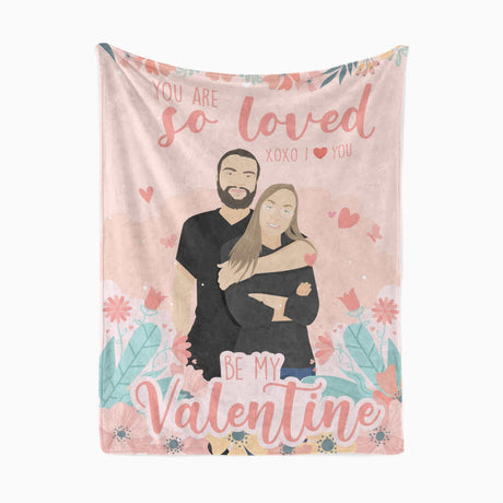 You Are So Loved Personalized Blanket