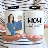 Personalized Mom & Year Photo Mug
