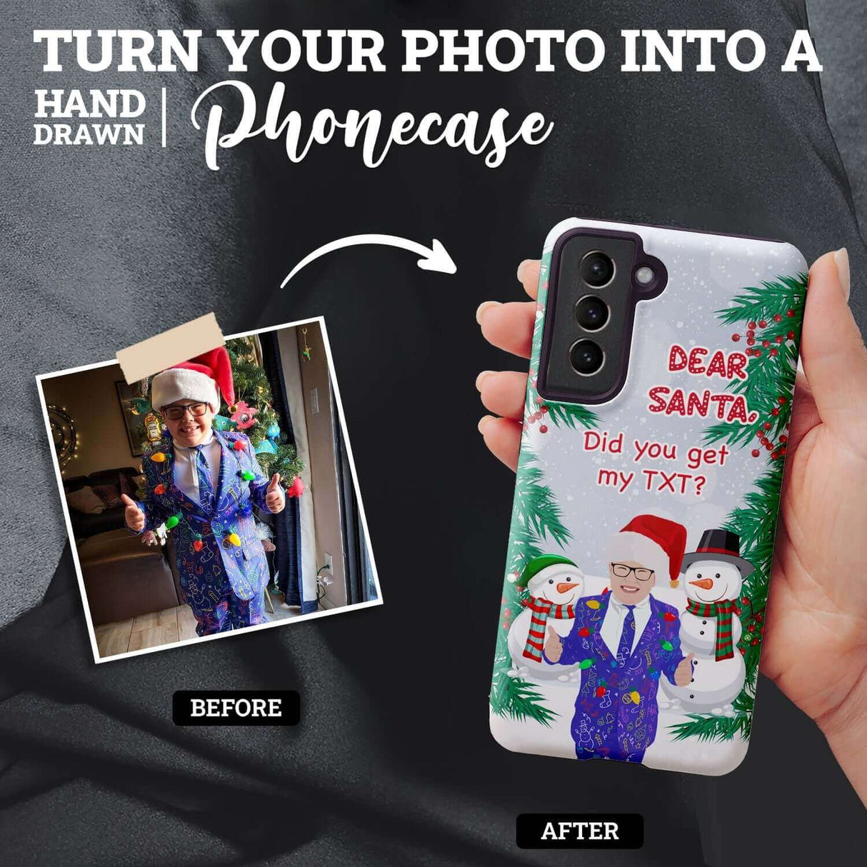 Dear Santa Phone Case Personalized