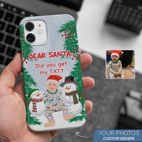 Dear Santa Phone Case Personalized