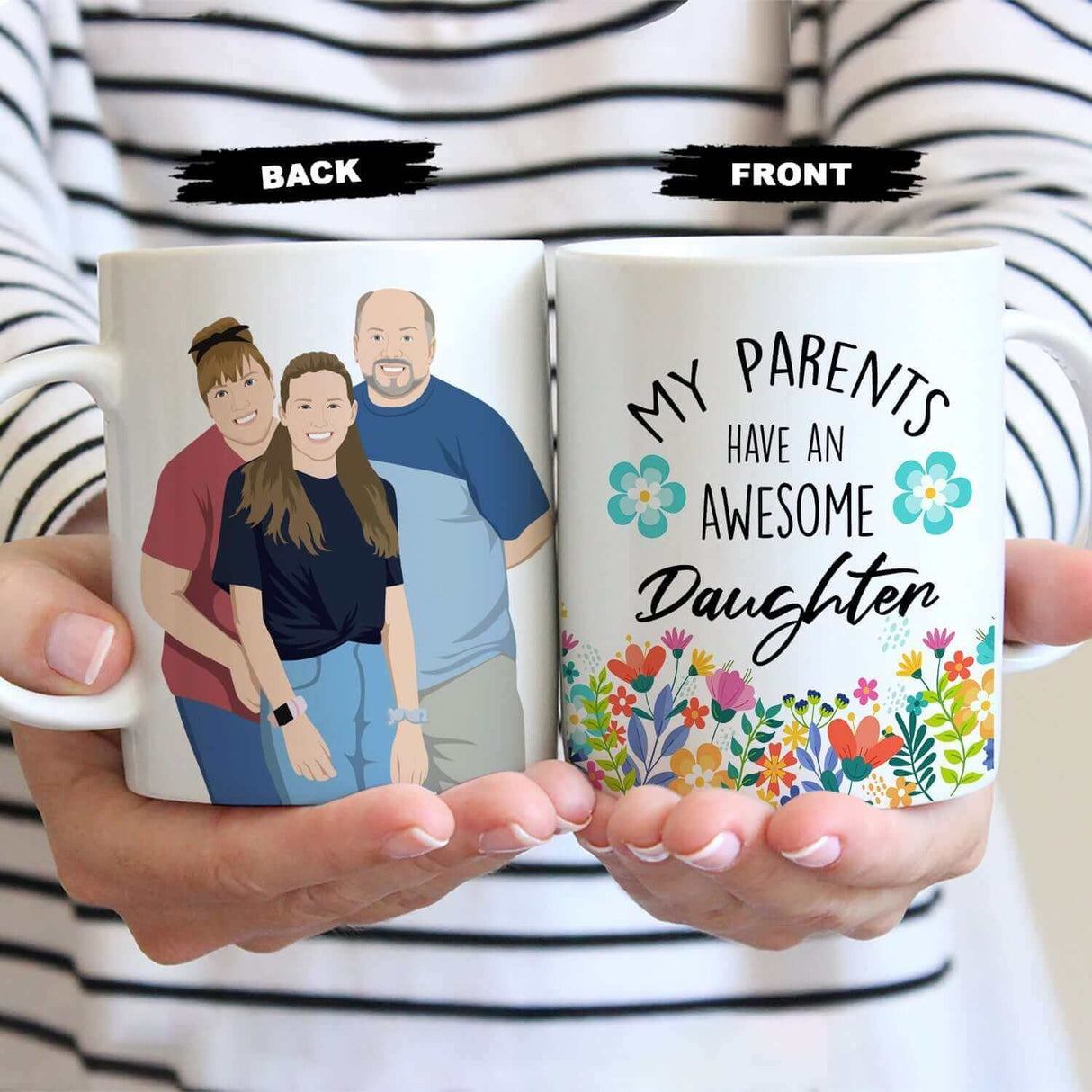 Awesome Daughter Mug Personalized