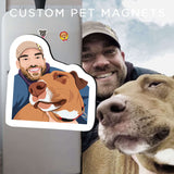 Custom Pet & Owner Fridge Magnets