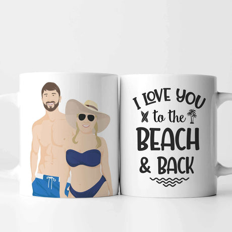 Personalized Beach Mug