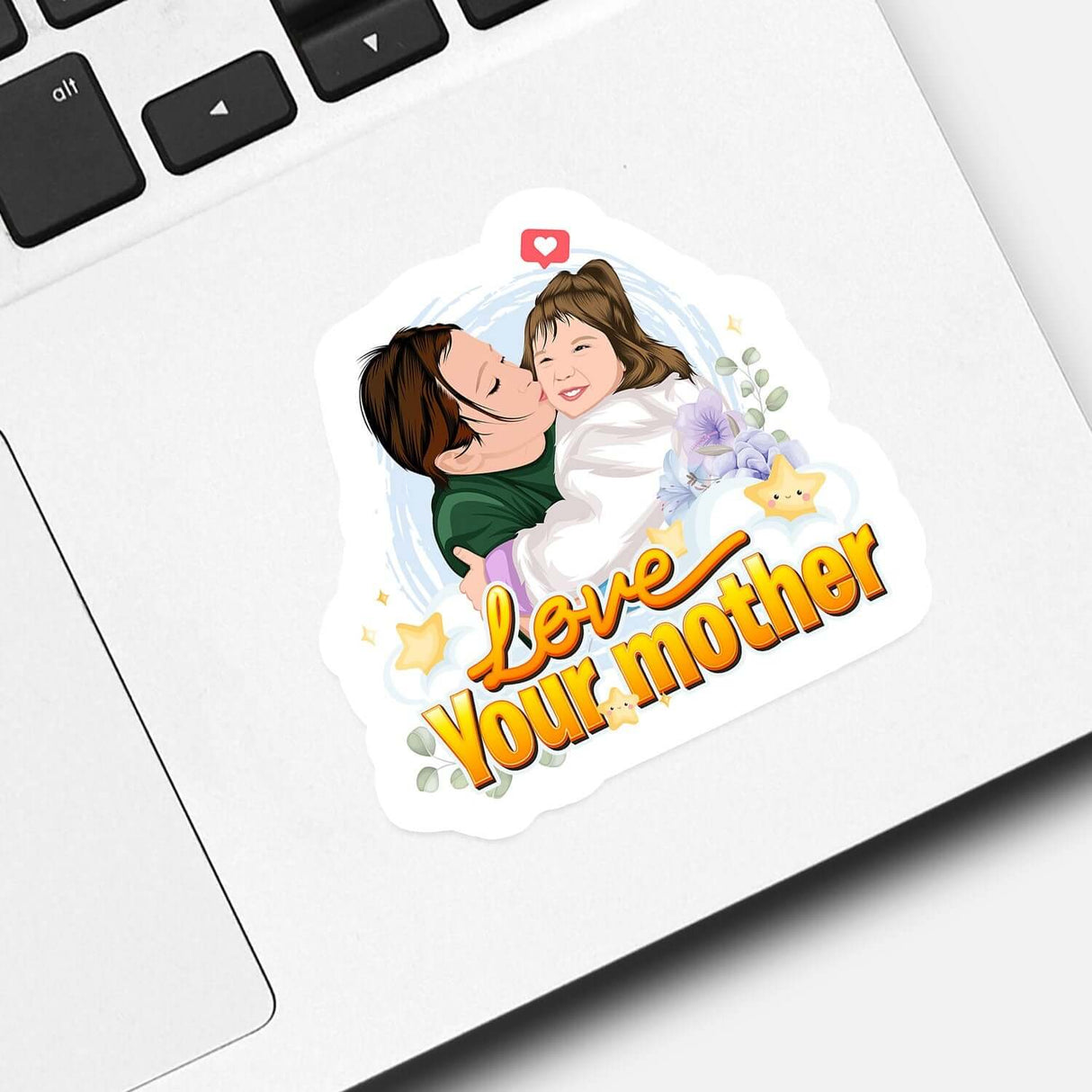 Personalized Love your Mother Stickers