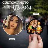 Personalized Beer Mom Stickers