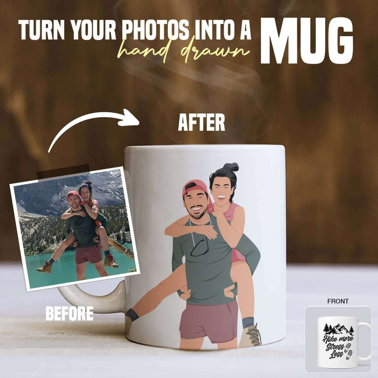 Personalized Hiking Mug